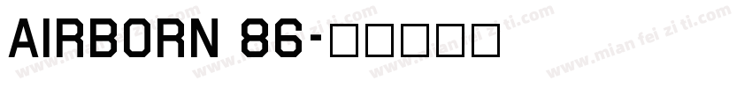 airborn 86字体转换